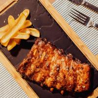 Costillar ibérico cocinado a baja temperatura 